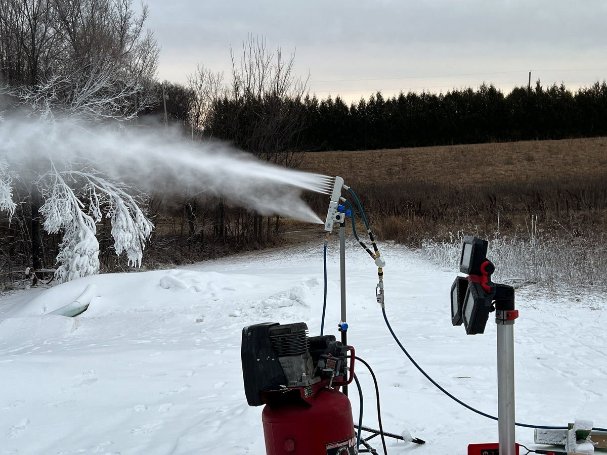 Cold Front Snow Gun: Maximum Snowmaking Power for Your Backyard