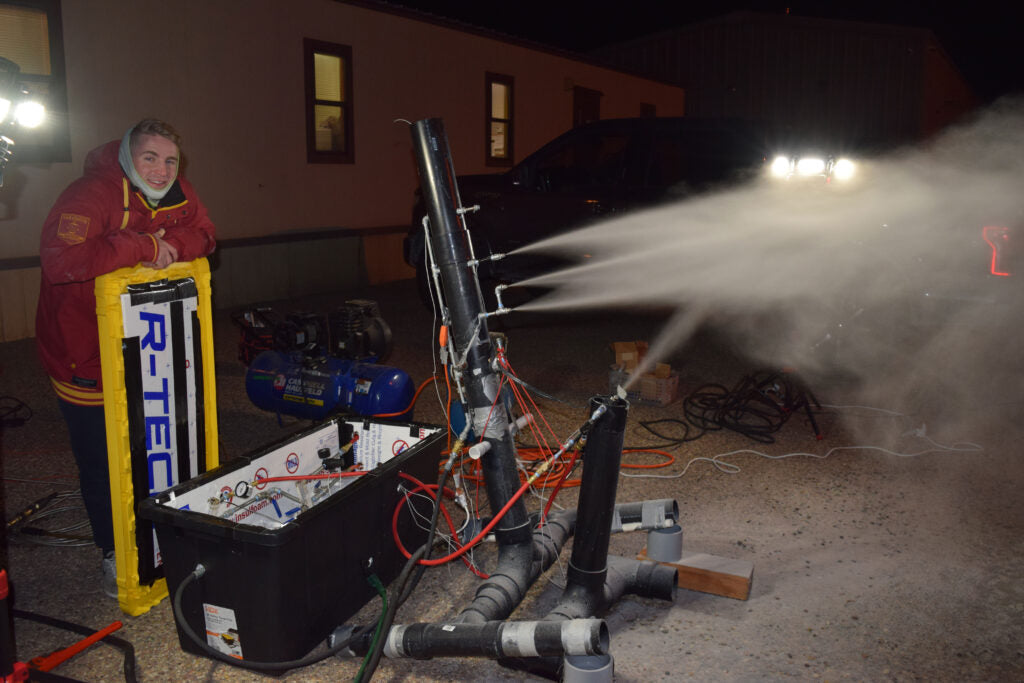 Little Cloud Operation – Backyard Snowstorm