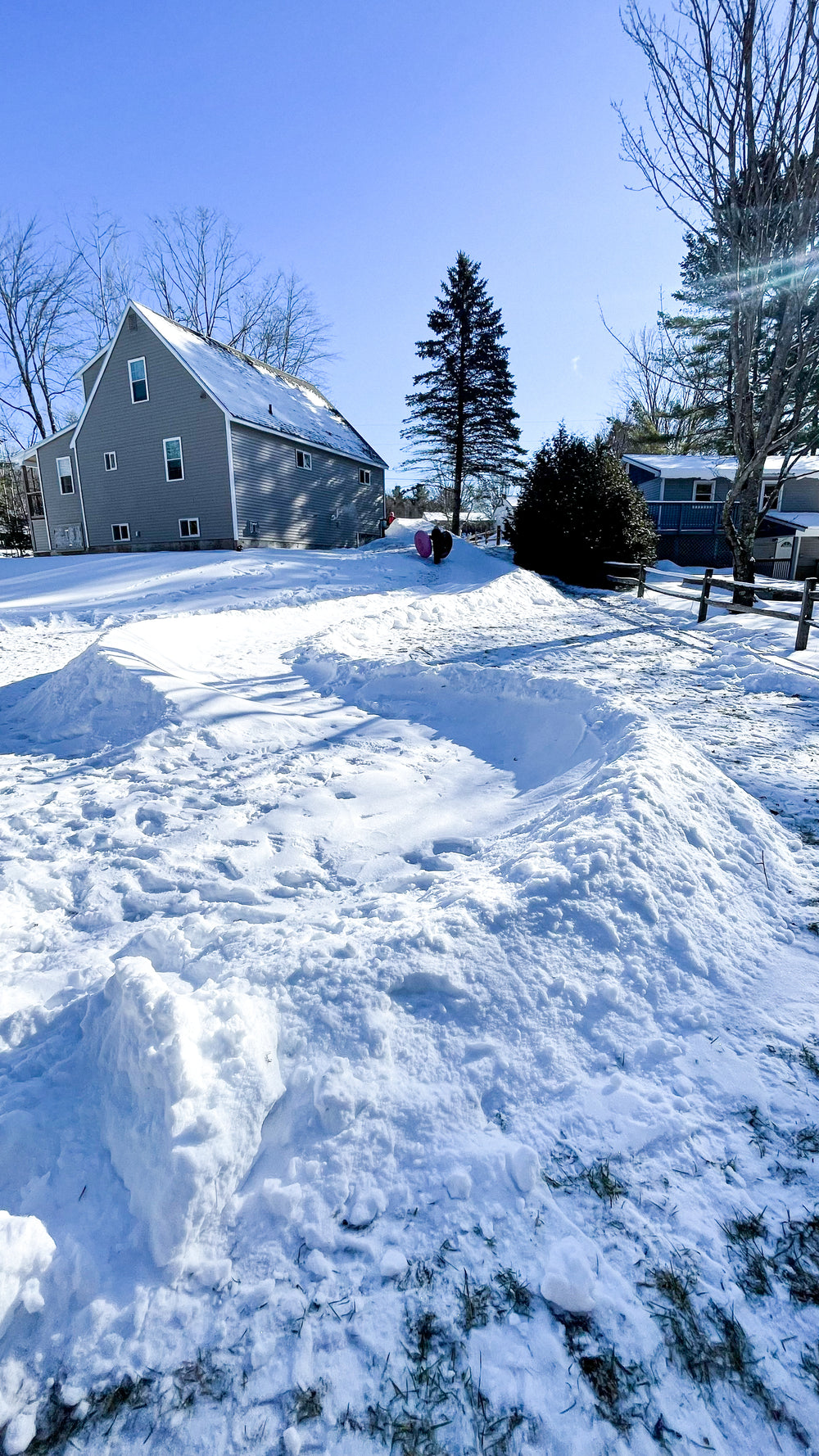 Customer Photos | Backyard Snowstorm | Home Snowmaking Photos