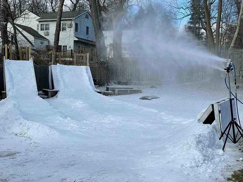 Backyard-Snowstorm-snow-making